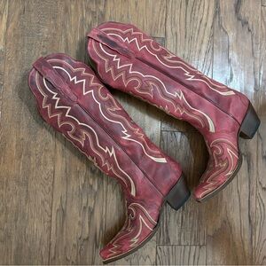 Dan Post Red Heeled Western Boots